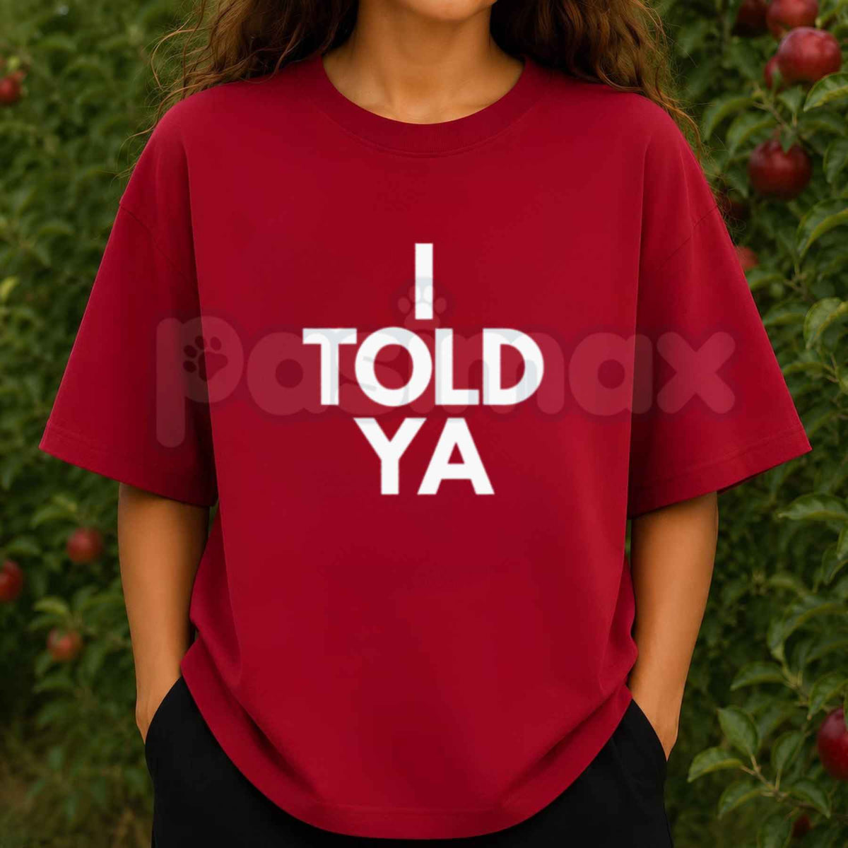 I Told Ya T-Shirt – Retro Movie Movie-Inspired Sarcastic Unisex Graphic Tee