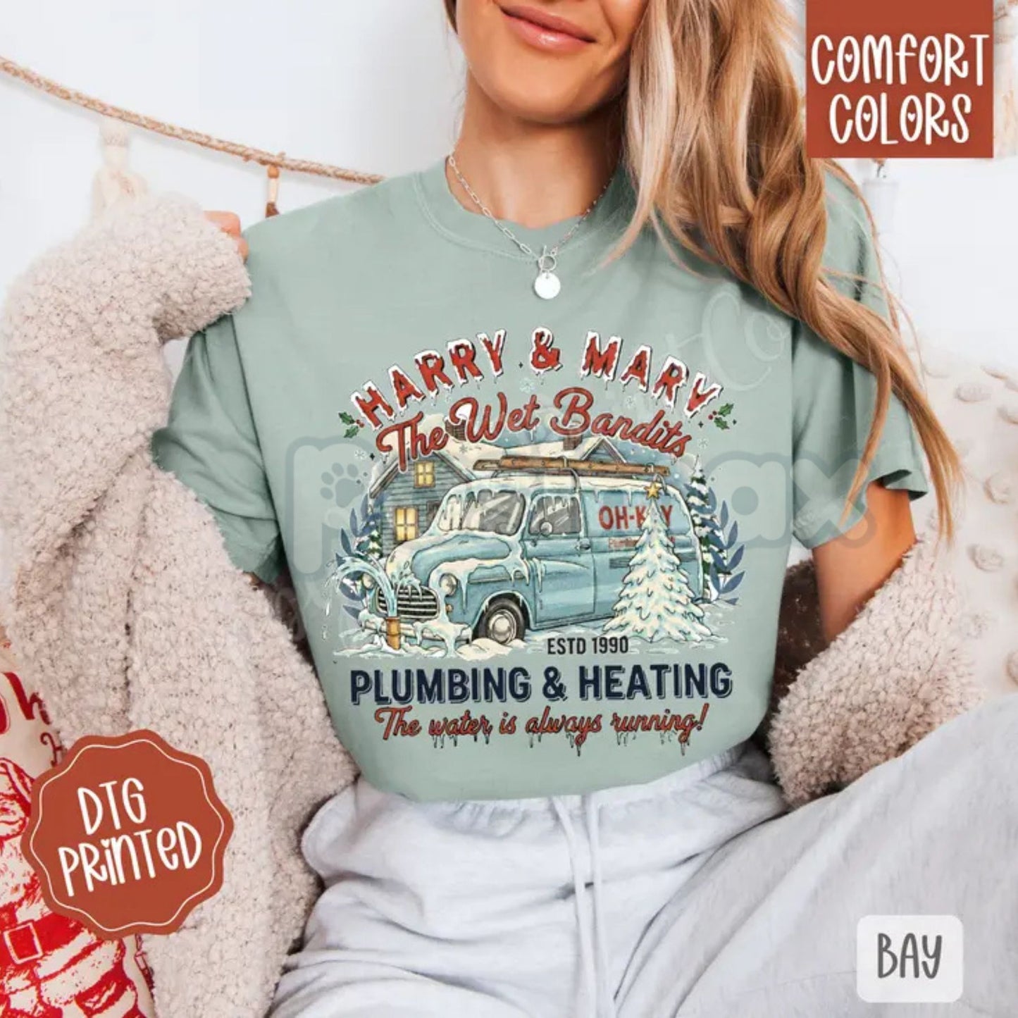 Comfort Colors® 'Bandit Life: Harry & Marv' T-Shirt – Home Alone Movie Duo Tee, Vintage Christmas Humor Apparel