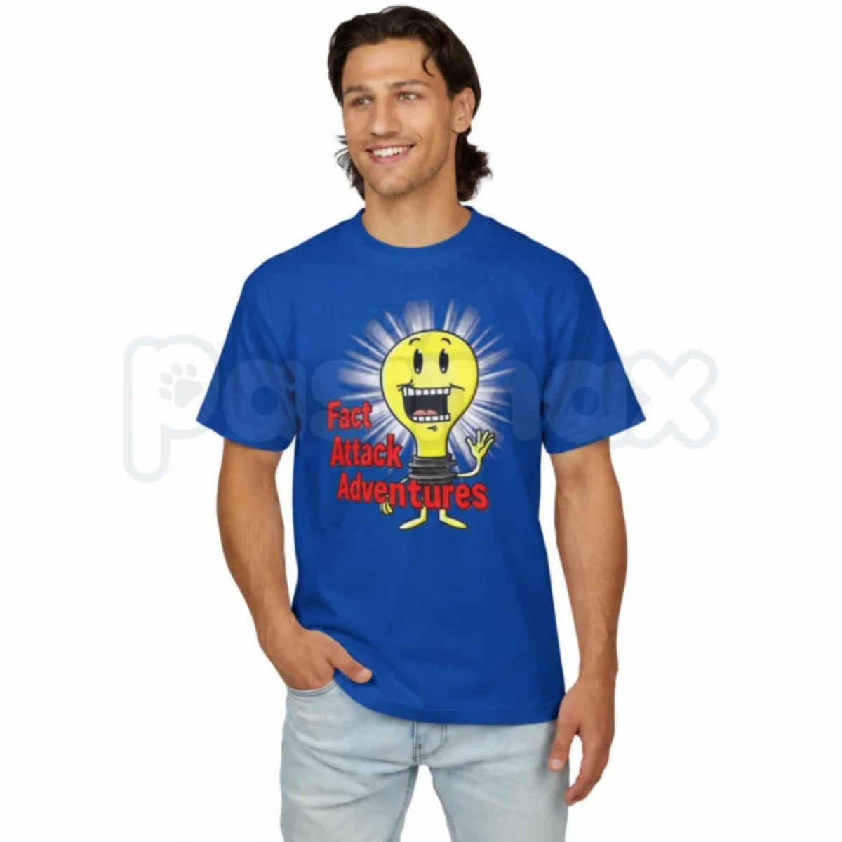 Fact Attack Adventures T-Shirt – Animated Knowledge Trivia Graphic Unisex Tee