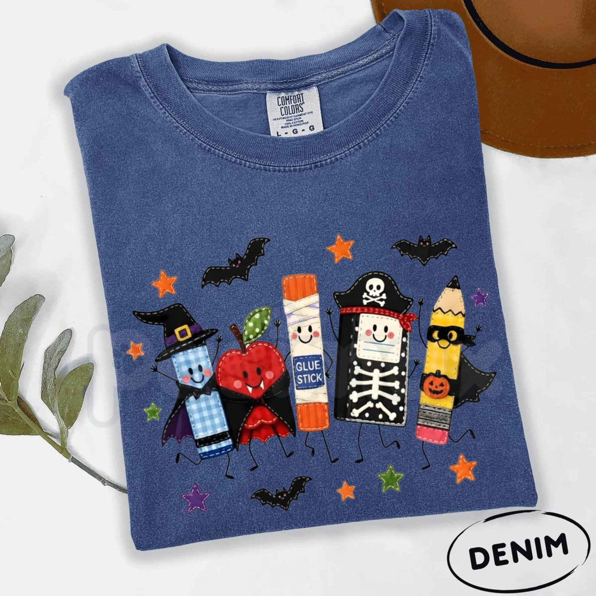 Comfort Colors® Halloween Teacher T-School Graphic Tee – Spooky Season Educator Unisex Top & Gift