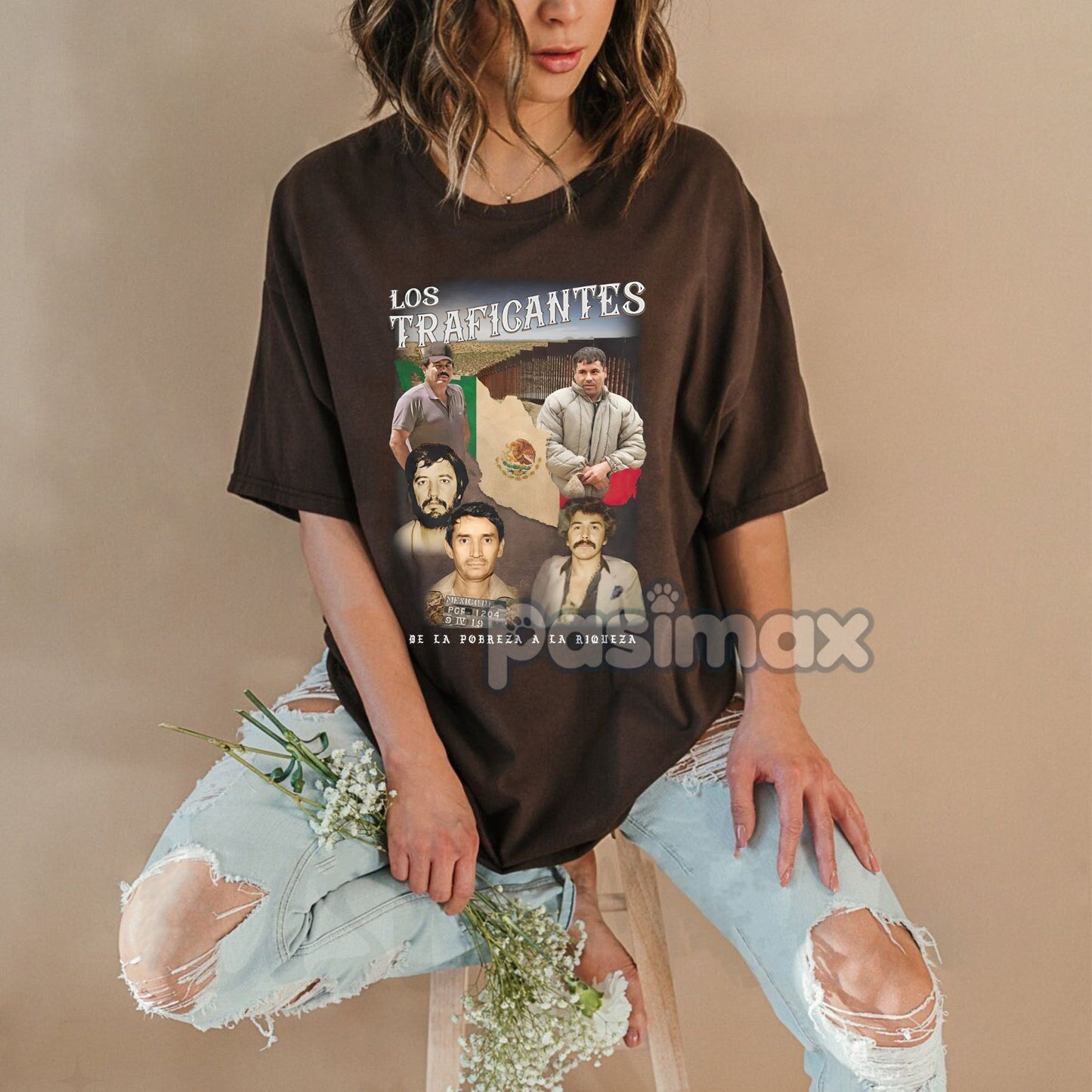"Los Traficantes" T-Shirt - Edgy Humor Graphic Tee, Bold Statement Apparel