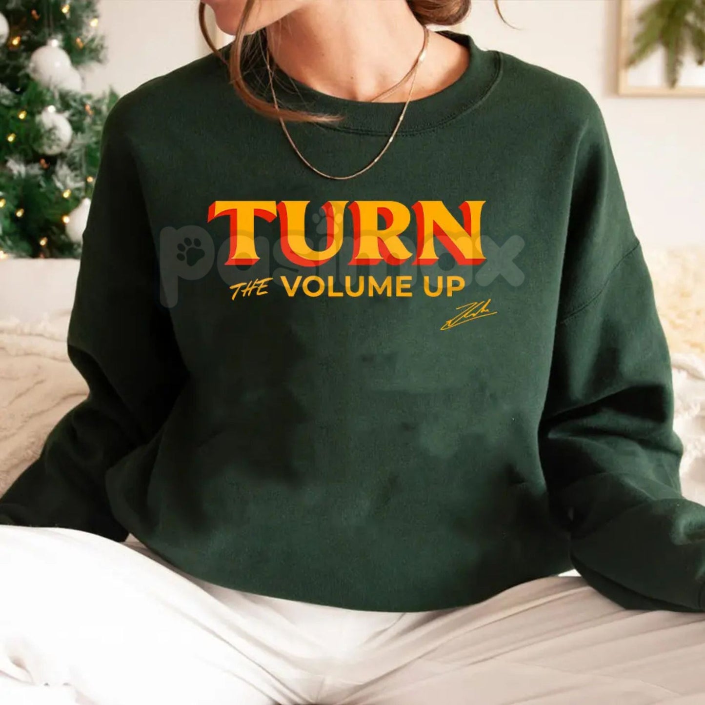 Zohran Mamdani "Turn The Volume Up" Sweatshirt | Viral Political Meme Crewneck | NY Queens Streetwear
