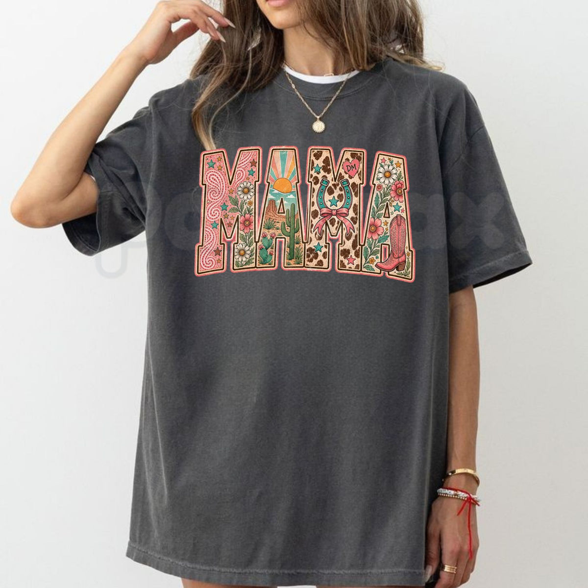 Comfort Colors® Pick Your MAMA Western Mystery T-Shirt – Custom Cowgirl Graphic Tee, Vintage Country Blind Bag Unisex Top & Gift