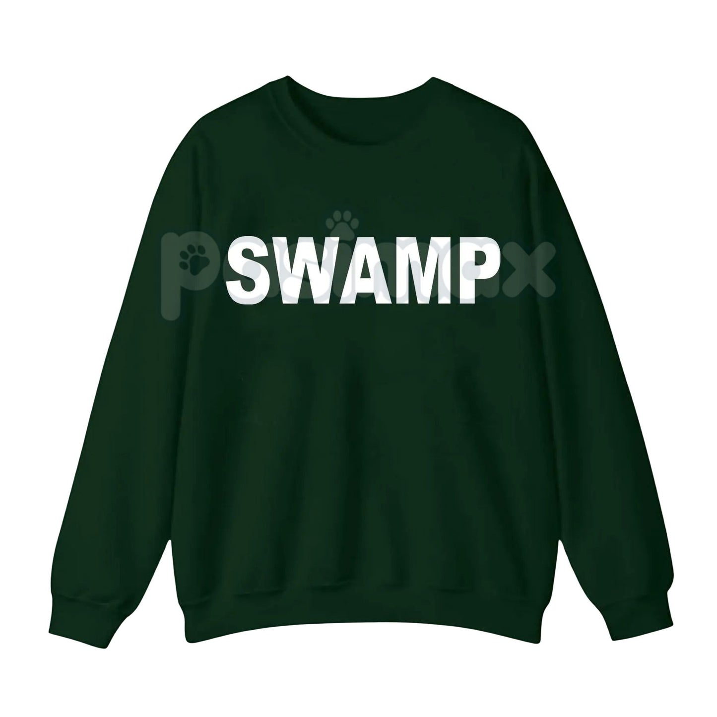 Funny Couple Shirts – "I Drained the Swamp / Swamp" Political Meme Matching Sweatshirt Set | Humorous Relationship Jumper
