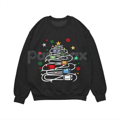 Funny Phlebotomy Christmas T-Shirt – Blood Draw Humor Holiday Graphic Tee, Sweatshirt & Hoodie