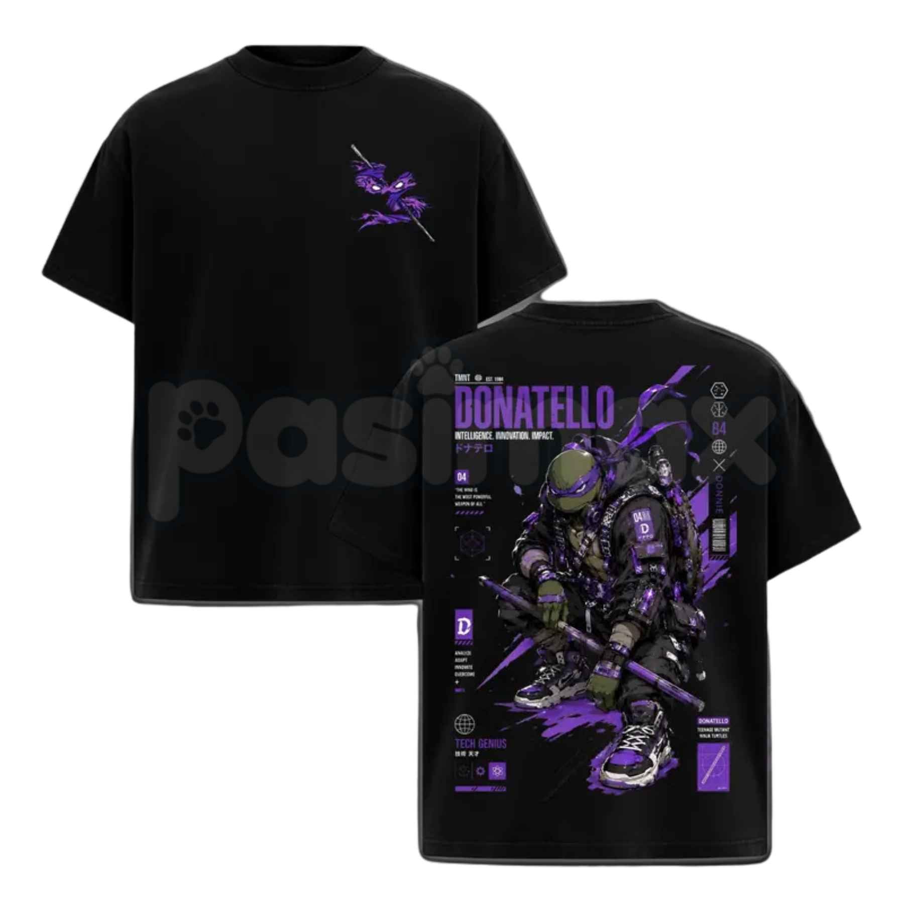 TMNT Street Vibe Retro Graphic T-Shirt – Pasimax