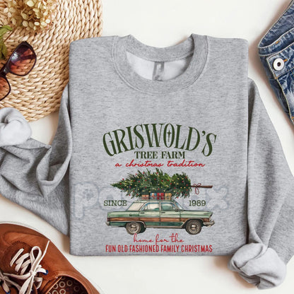 The Griswold Christmas Tree Sweatshirt – Funny Christmas Vacation Movie Pullover