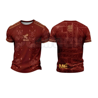 Mexican Aztec Totem Print Loose T-Shirt – Ancient Cultural Graphic Tee, Relaxed Fit Streetwear