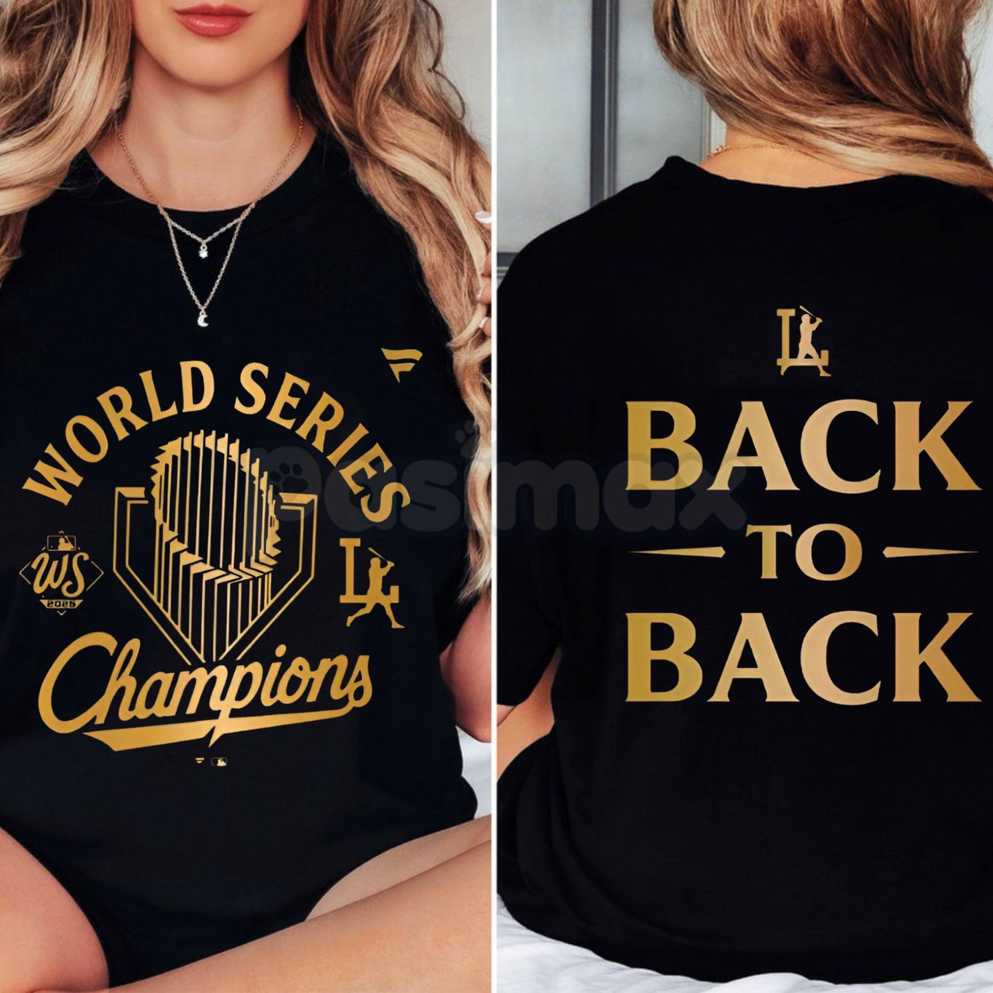 LA Back-to-Back World Series Champions T-Shirt - Dodgers 2025-2026 Winner Tee, Dynasty Fan Apparel, Unisex MLB Prediction Shirt
