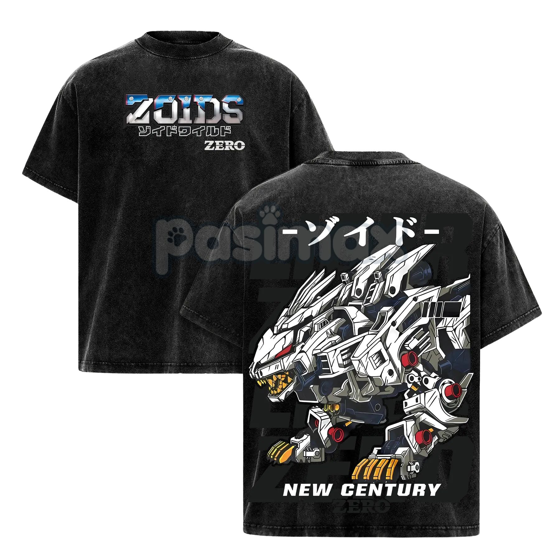 Liger Zero Zoids T-Shirt - Vintage Anime Tee – Pasimax