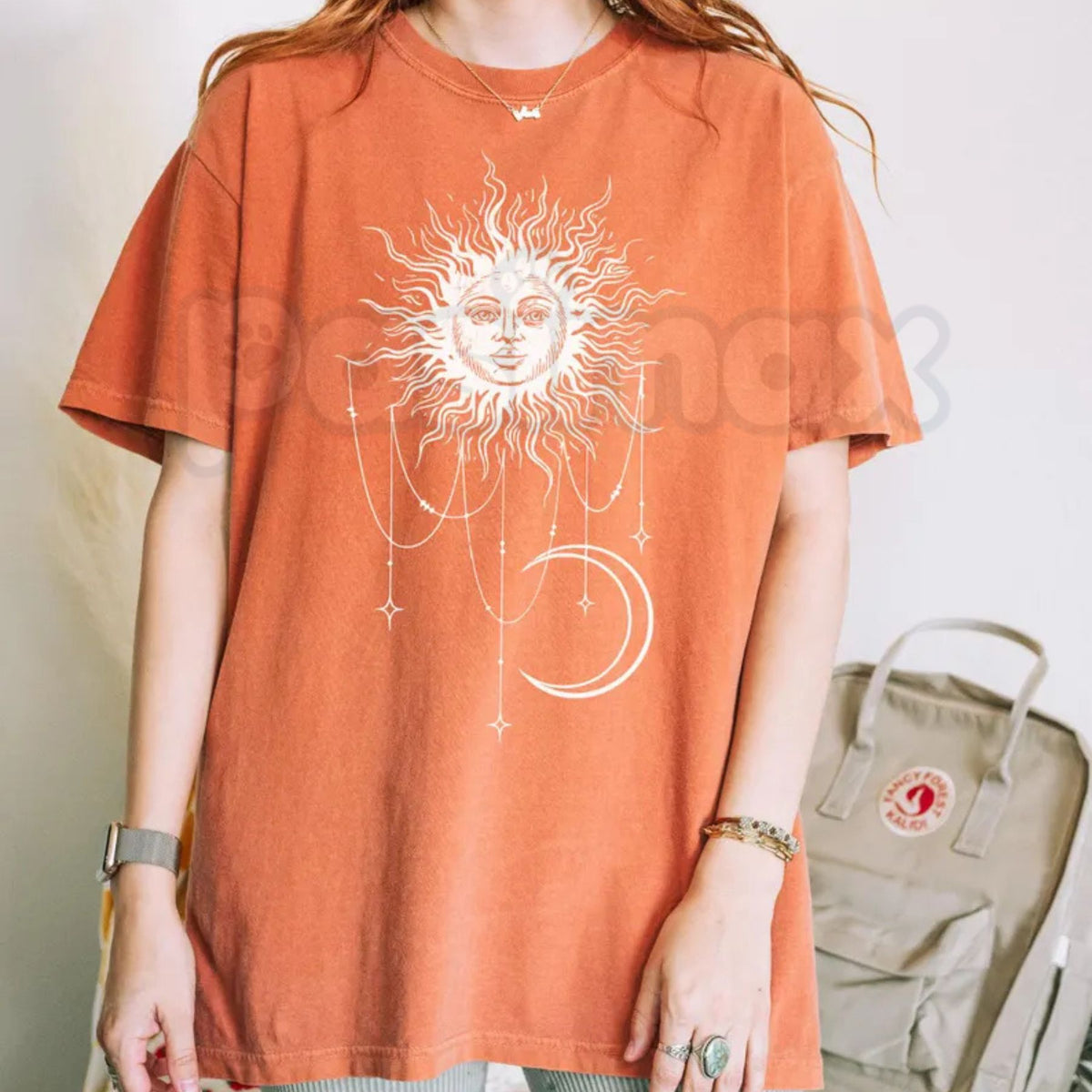Comfort Colors® Patricia Boho Sun and Moon T-Shirt – Kate O'Flynn Widow's Bay Funny Graphic Tee, Retro Cult TV Unisex Top & Merch Gift