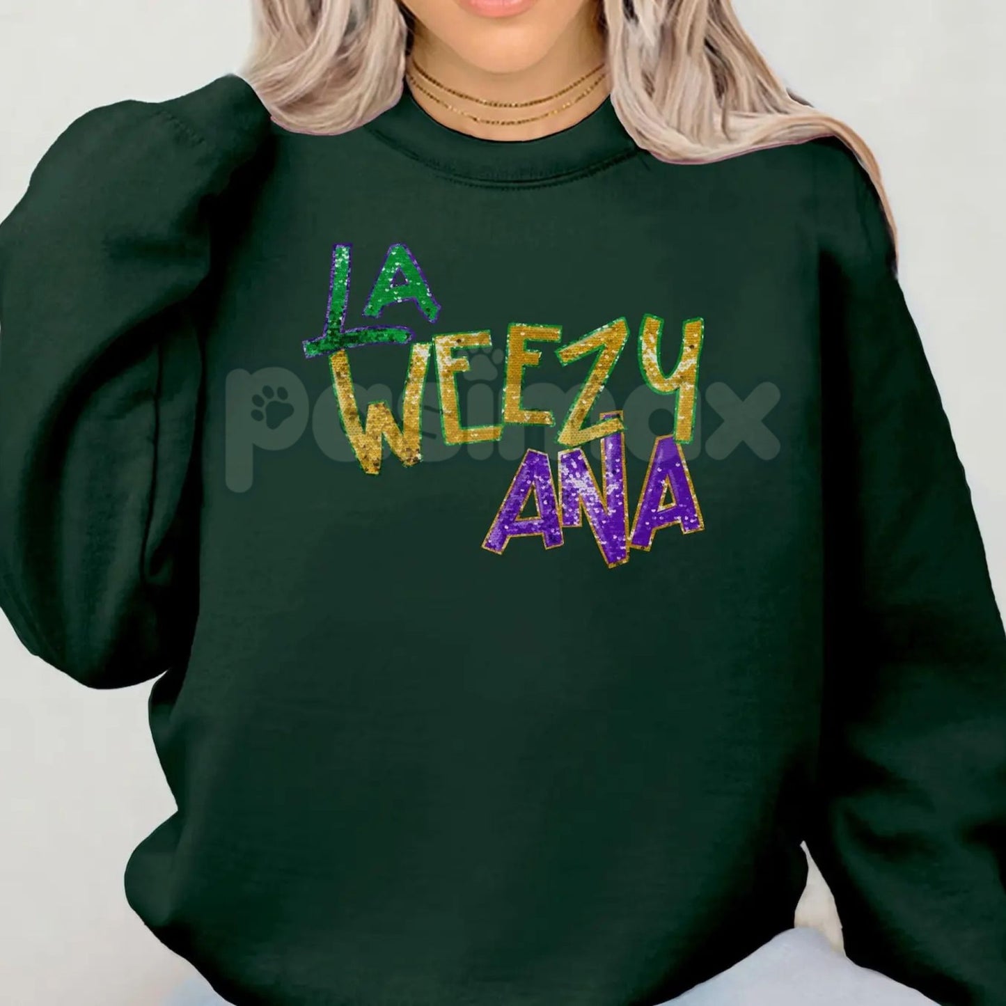 La Weezy Ana Sweatshirt | New Orleans Hip Hop Crewneck | Louisiana Pride Graphic Shirt | Lil Wayne Inspired Jumper | Aesthetic NOLA Streetwear | Southern Rap Legend Pullover