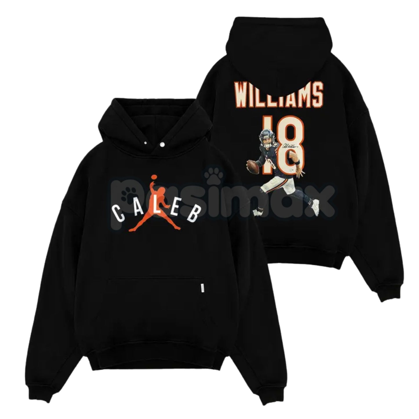 Caleb Williams – Air Caleb #18 For Bears Nation Cotton Hoodie, Sweatshirt & T-Shirt
