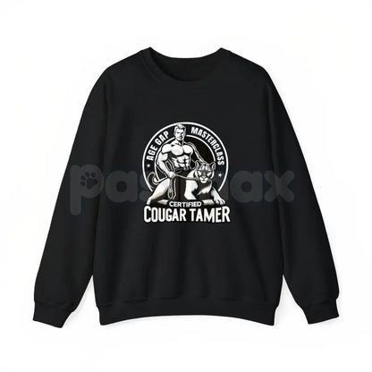 Certified Cougar Tamer Shirt – Funny Inappropriate Humor Hoodie & Sarcastic Gag Gift Sweatshirt