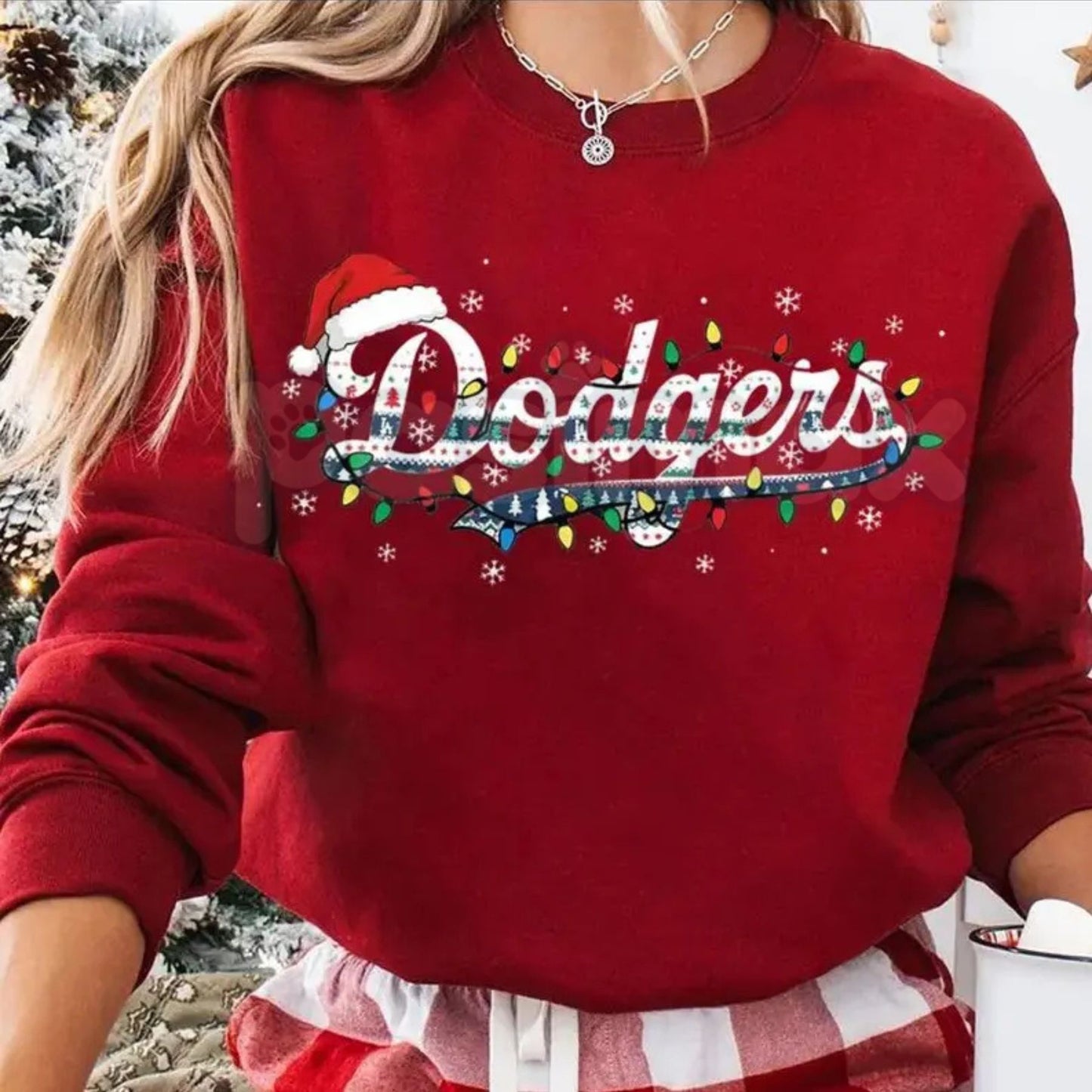 Dodgers Baseball Champions Christmas Sweatshirt | LA Dodgers Holiday Fan Gear | Festive World Series Crewneck Jumper