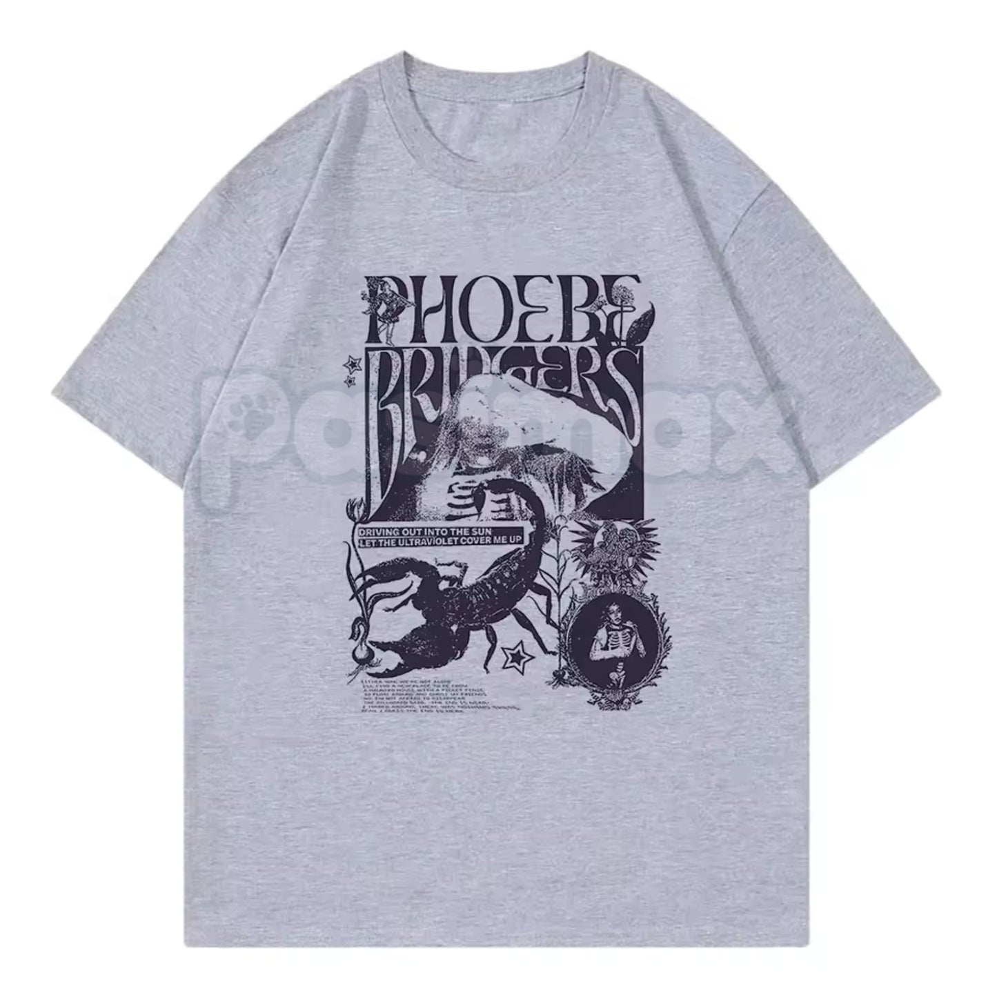 Phoebe Bridgers Tour Graphic T-Shirt – Women's Harajuku Streetwear Vintage Music Tee