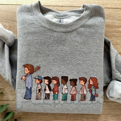 Stranger Steve and Seven Dwarfs Shirt Sweatshirt | Funny Stranger Things Disney Mashup Jumper | Steve Harrington Pop Culture Gift
