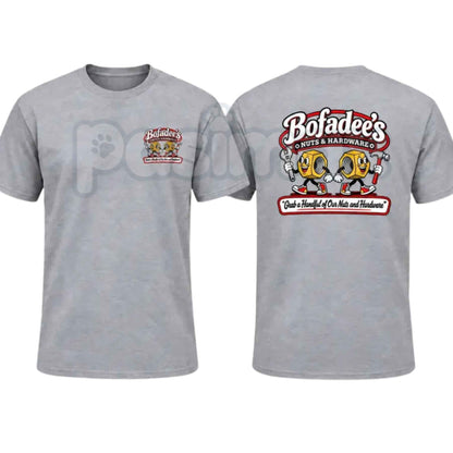Bofadees Nuts And Hardware T-Shirt – Funny Innuendo Mechanic Humor Unisex Tee