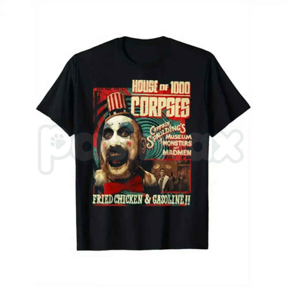 Vintage Horror Movie T-Shirt – Classic Spooky Film Unisex Cotton Relaxed Fit Tee