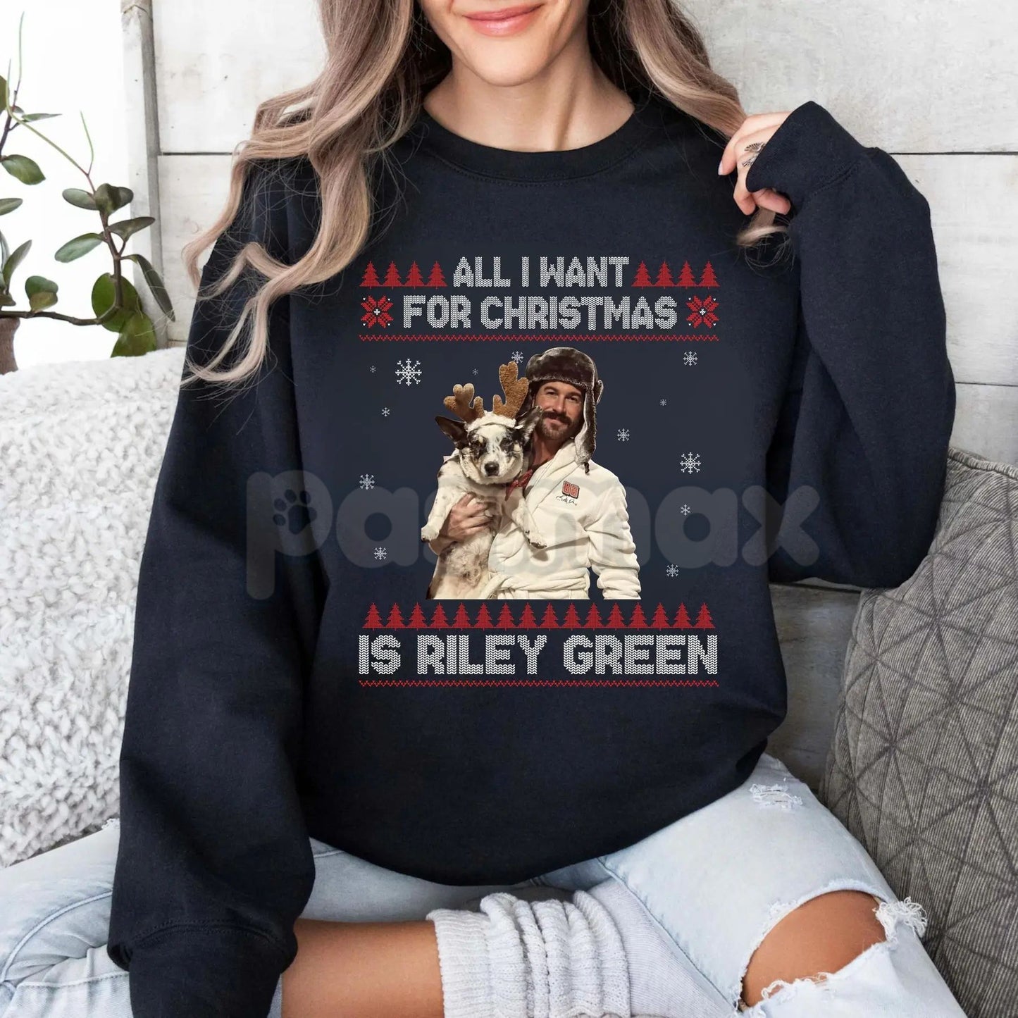 Retro Christmas Wish Sweatshirt | Vintage Holiday Sweater | All I Want For Christmas Crewneck