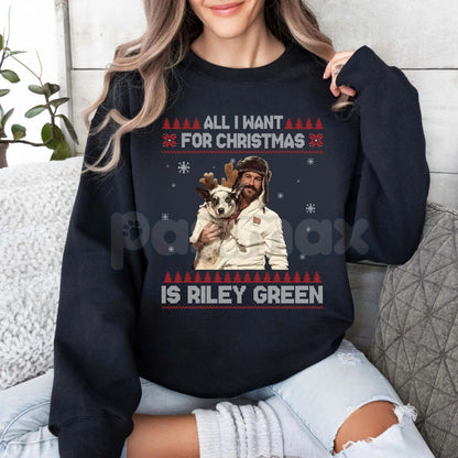 Retro Christmas Wish Sweatshirt | Vintage Holiday Sweater | All I Want For Christmas Crewneck