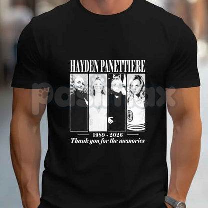 Hayden Thank You For The Memories T-Shirt – Retro Tribute Fan Unisex Cotton Tee