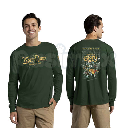 Men's League Collegiate Wear Notre Dame Fighting Irish The Shirt 2025 Long Sleeve T-Shirt – Official College Game Day Apparel