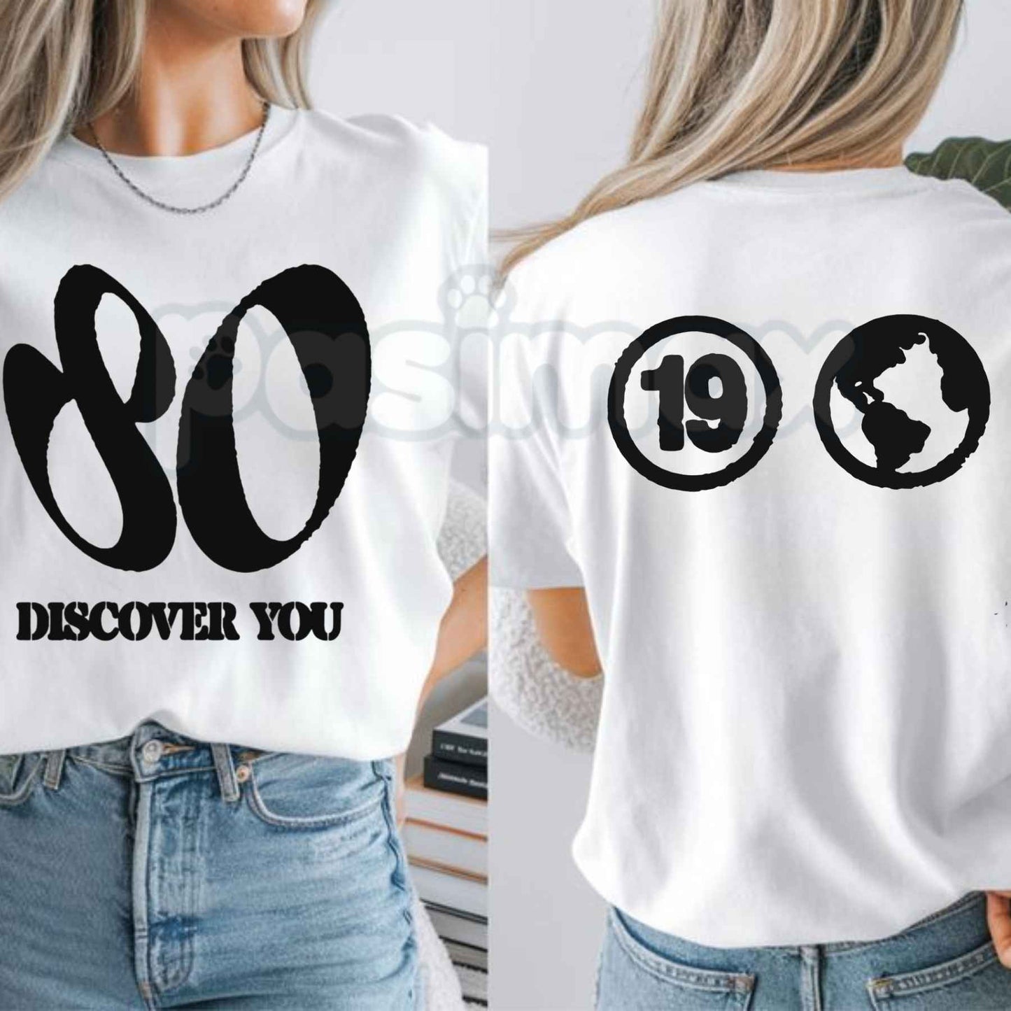 Men's Discover You T-Shirt – Inspirational Graphic Print Streetwear Tee, Casual Cotton Short Sleeve Shirt