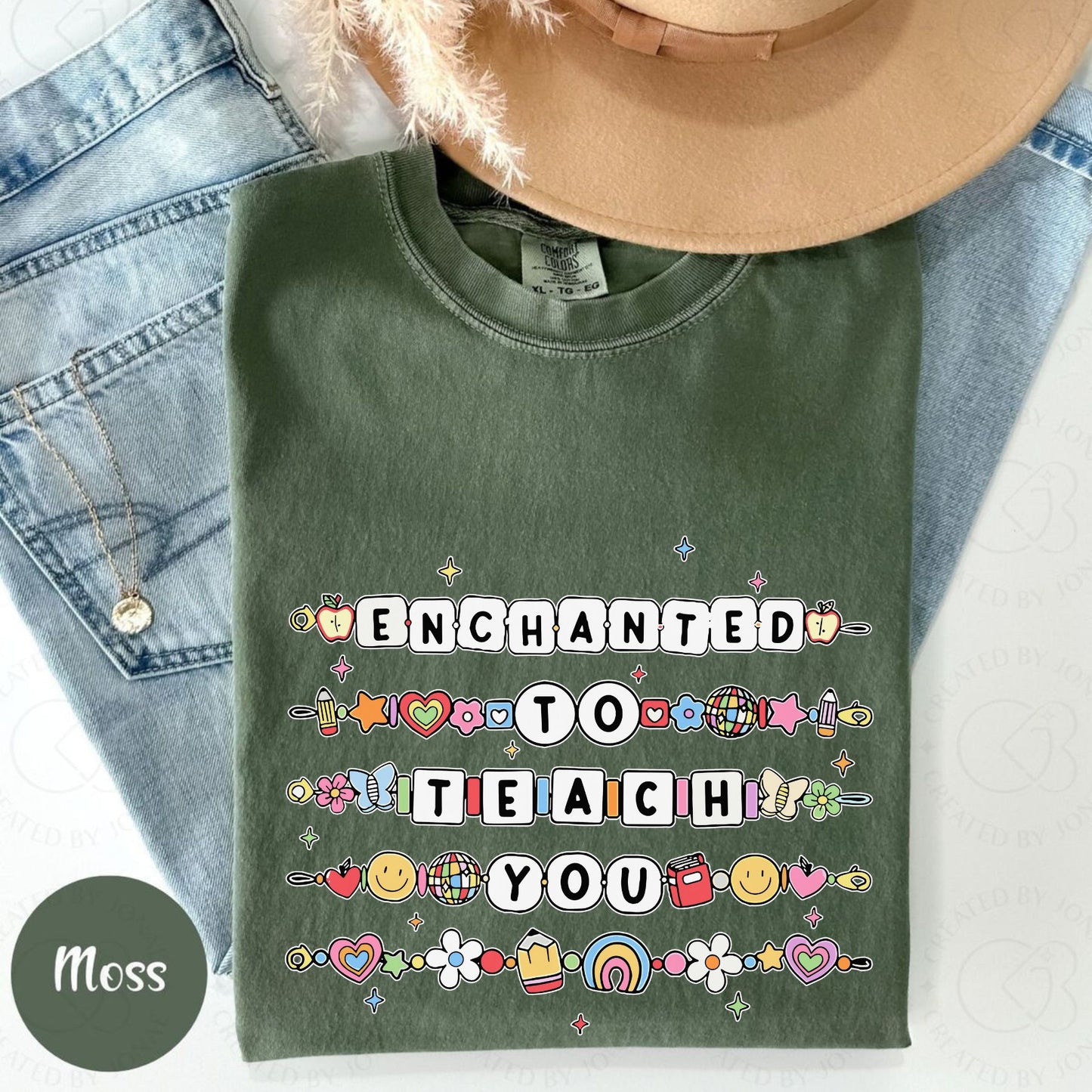 Teacher Appreciation T-Shirt – Back to School Friendship Bracelet Tee, First Day of School Shirt, Cute Teacher Gift, Comfort Colors
