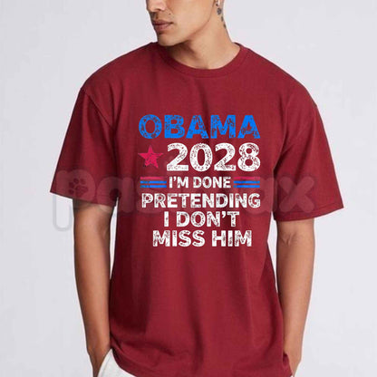 Obama 2028 Political Graphic T-Shirt – Hope & Campaign Style Unisex Tee