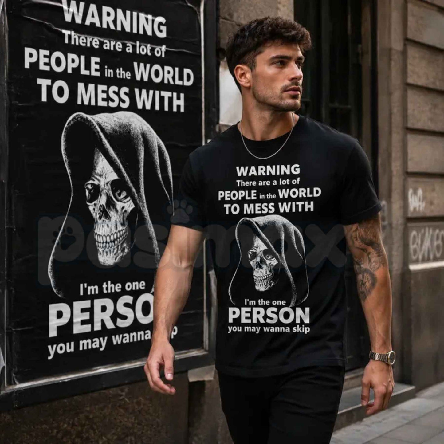Warning There Are A Lot Of People To Mess With I'm The One You May Wanna Skip T-Shirt – Funny Sarcastic Quote Unisex Cotton Tee