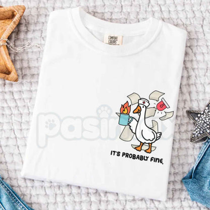 Comfort Colors® Nurse Goose T-Shirt – Funny ER Nurse Graphic Tee, Silly Healthcare Worker & Hospital Staff Unisex Top