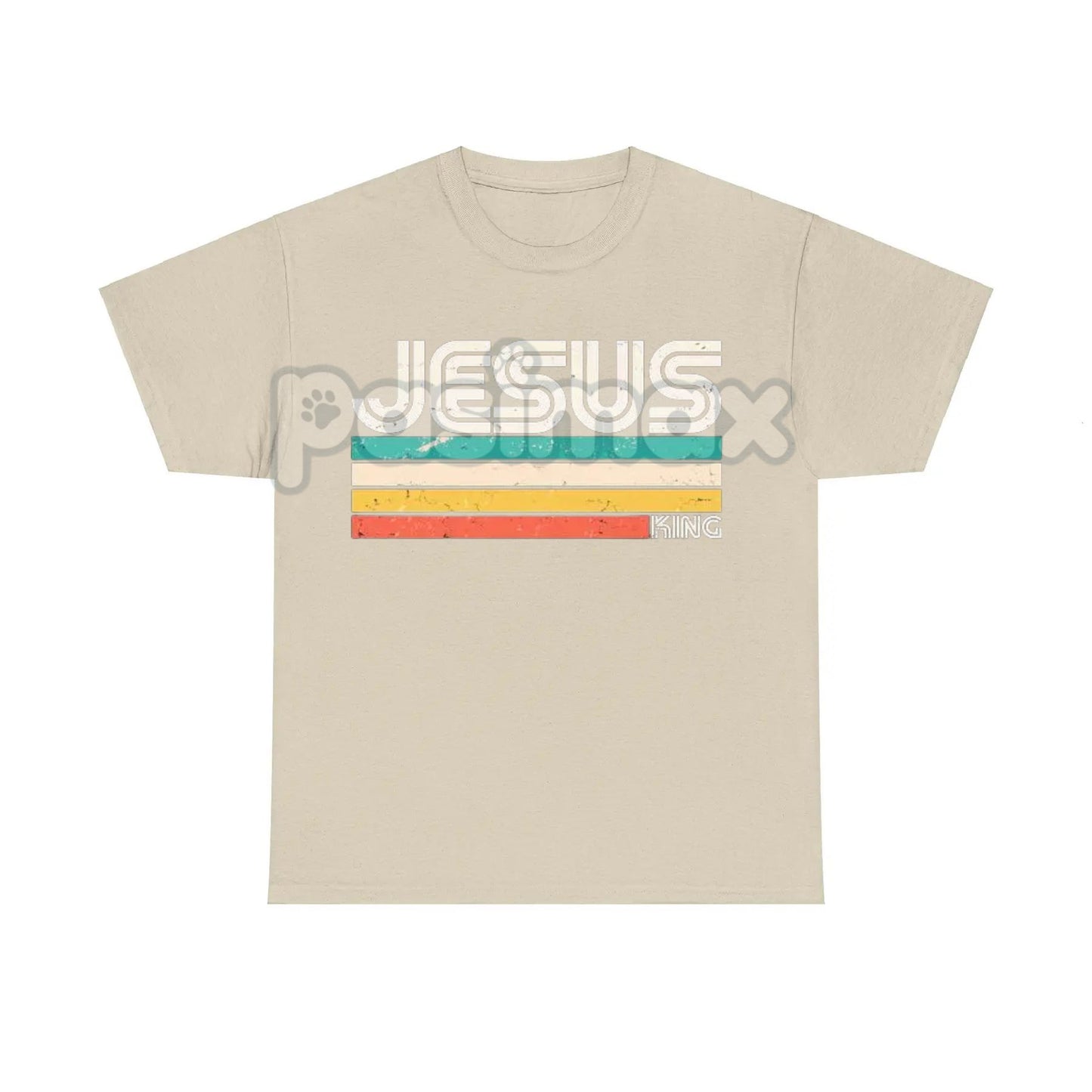 Classic Vintage Jesus Graphic Tee - Retro Faith Menswear Shirt, Timeless Statement Top