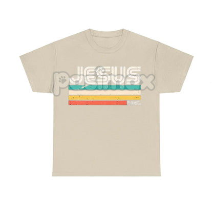 Classic Vintage Jesus Graphic Tee - Retro Faith Menswear Shirt, Timeless Statement Top