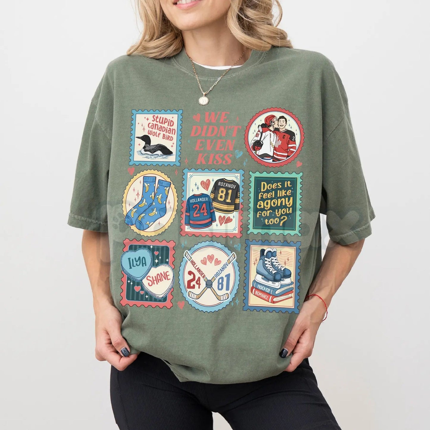Comfort Colors® Heated Rivalry "Heated" T-Shirt – Connor & Ilya Hockey Romance Fan Tee, Shane Rozanov Rivals to Lovers Shirt, Aesthetic MM Bookish Top