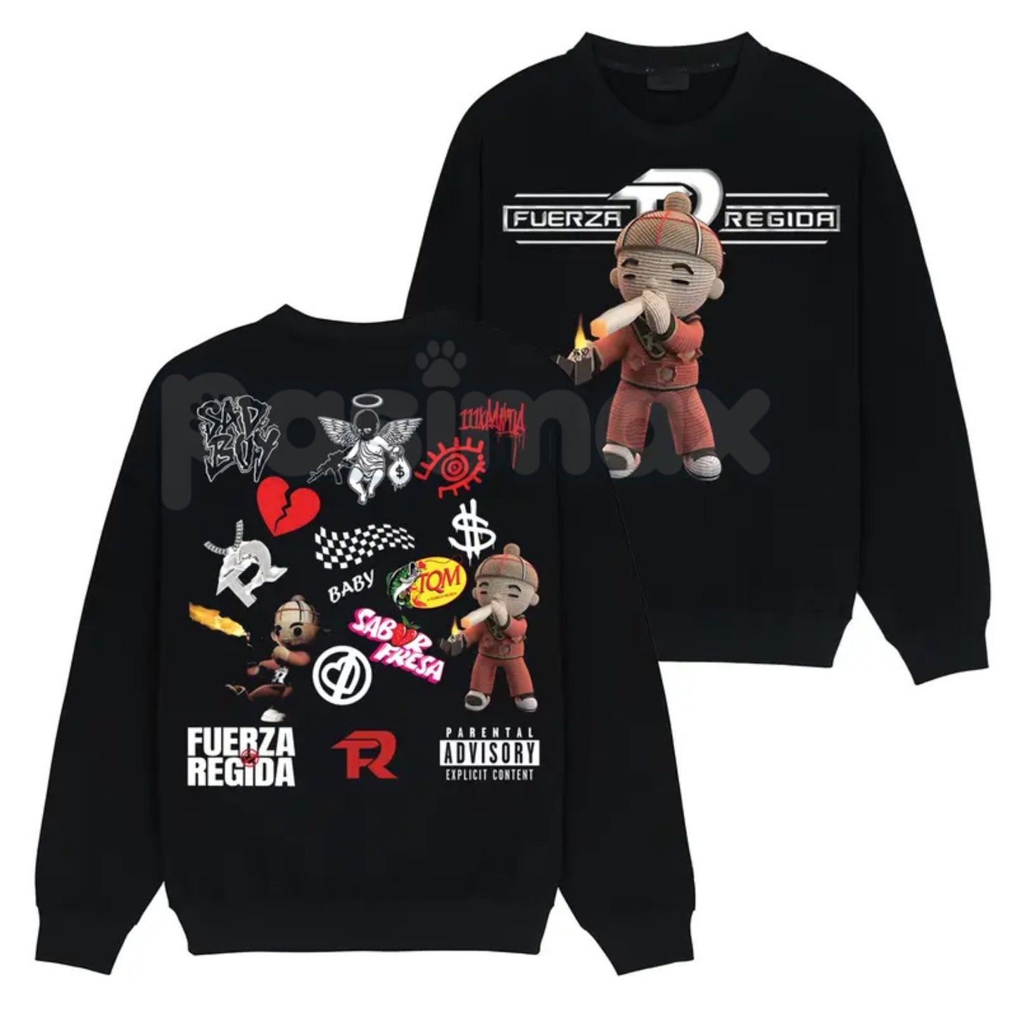 Vintage Fuerza Regida All Top Song Album #178 – Retro Graphic T-Shirt, Sweatshirt & Hoodie