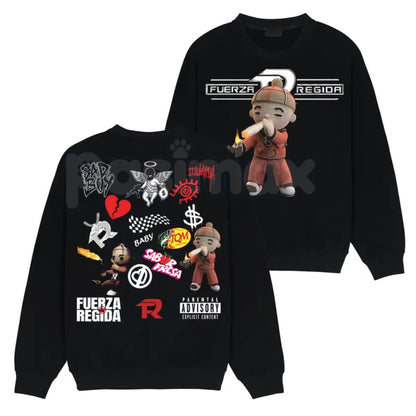 Vintage Fuerza Regida All Top Song Album #178 – Retro Graphic T-Shirt, Sweatshirt & Hoodie