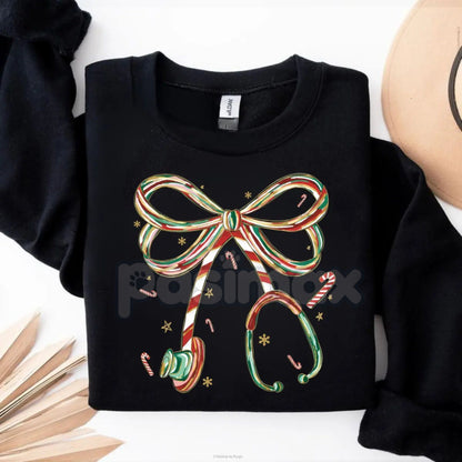 Christmas Nurse Sweatshirt | Heart of Christmas Holiday Medical Crewneck | Sentimental RN LPN Jumper Gift