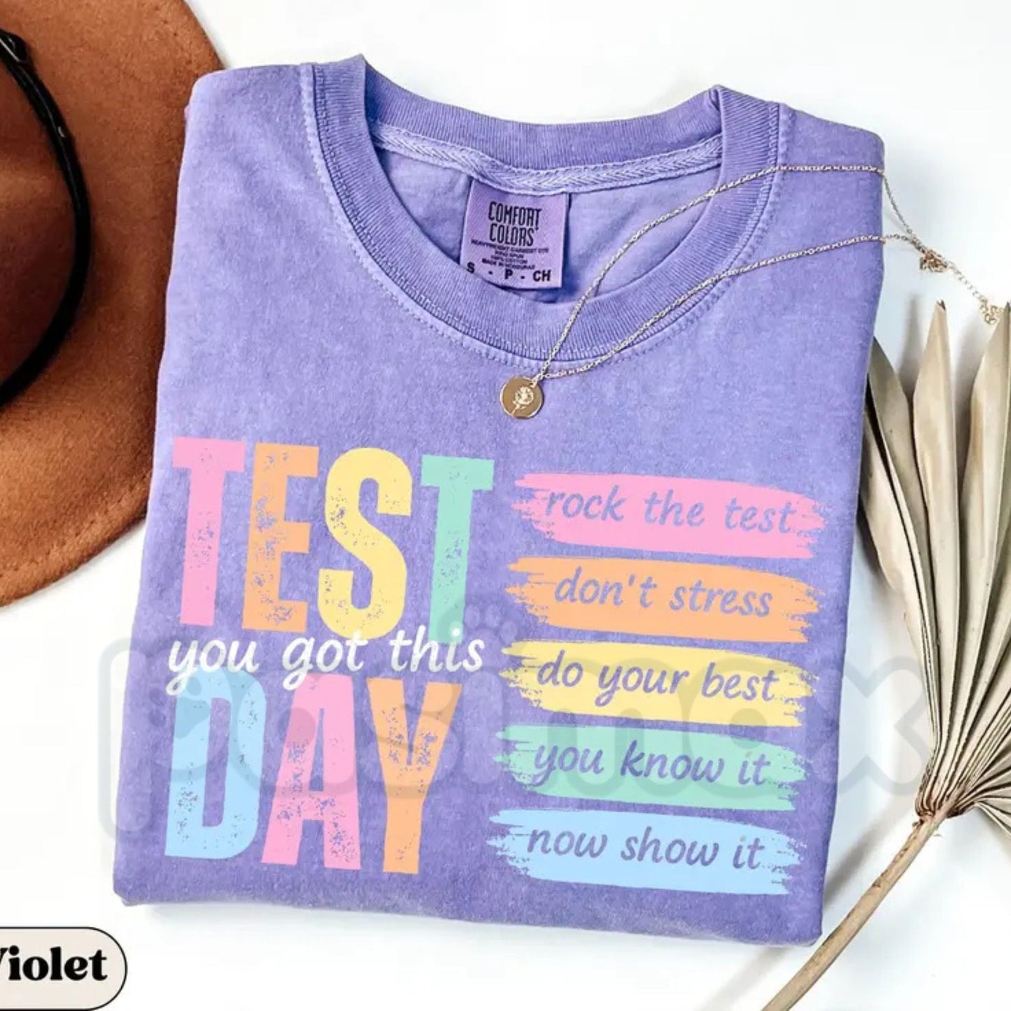 Comfort Colors® Test Day Teacher T-Shirt – State Testing Coordinator Final Exam Week Tee, Motivational Teacher Team Shirt, Inspirational Classroom Top