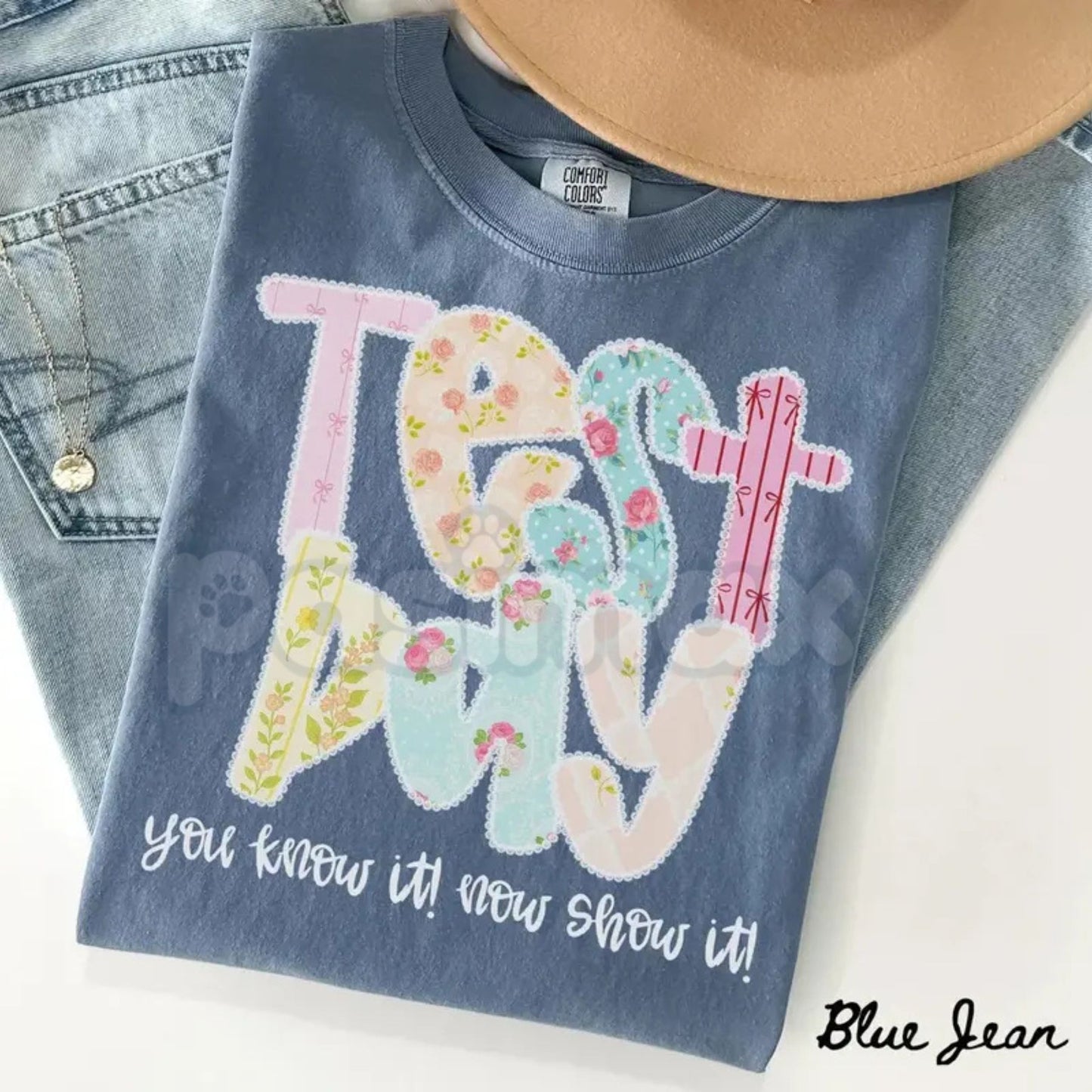 Comfort Colors® "You Know It! Now Show It!" T-Shirt – Inspirational Teacher Test Day Tee, State Testing Coordinator Shirt, Motivational Student Testing Season Top
