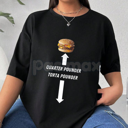 Torta Pounder Athletic Club T-Shirt - Vintage Logo Meme Tee, Funny Mexican Street Food Fan Apparel, Ironic Fitness & Foodie Graphic Shirt