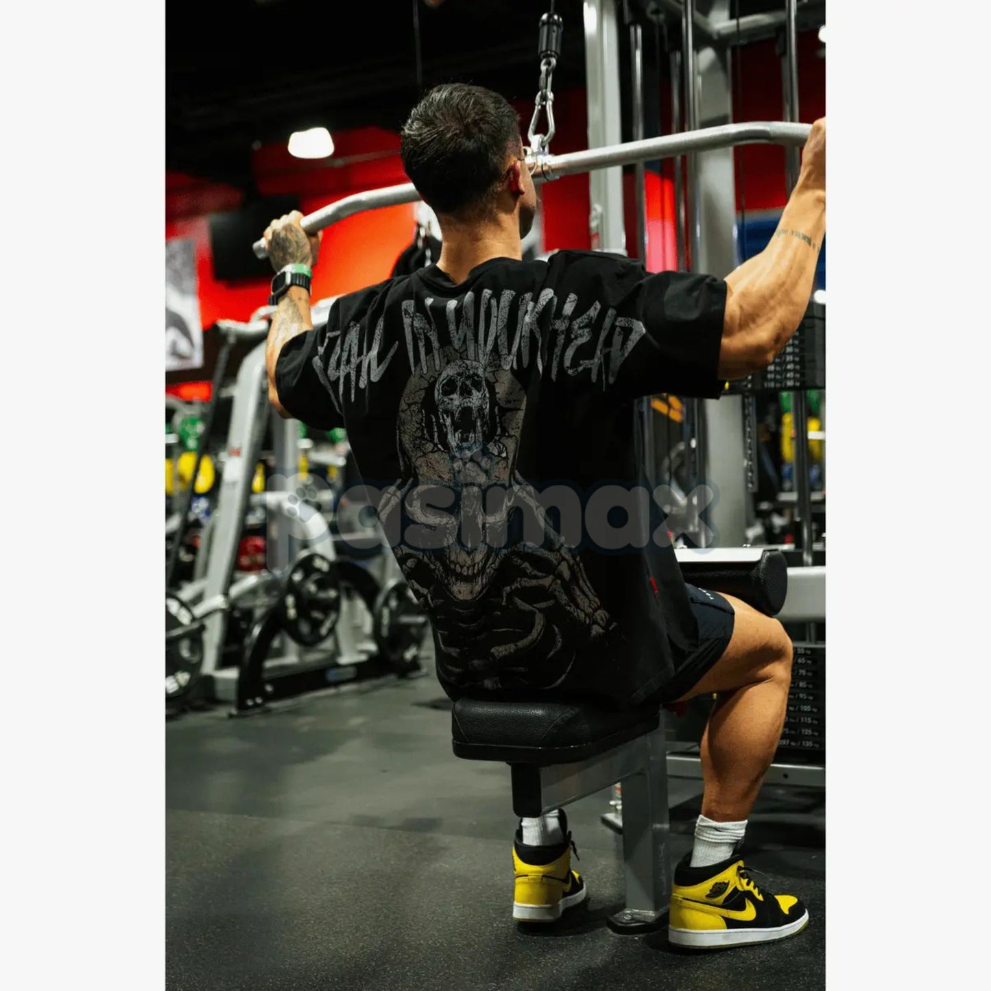 IS x BXACTIV "All In Your Head" Oversized T-Shirt - Mental Health Awareness Graphic Tee, Minimalist Streetwear Collab