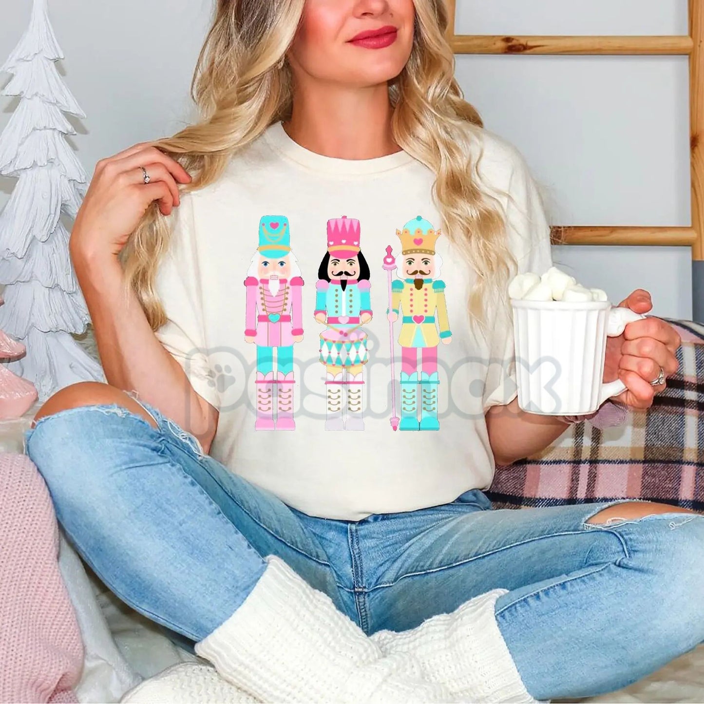 Comfort Colors® Nutcracker "Land of Sweets" T-Shirt – Retro Holiday Performance Tee, Cozy Dancer Gift