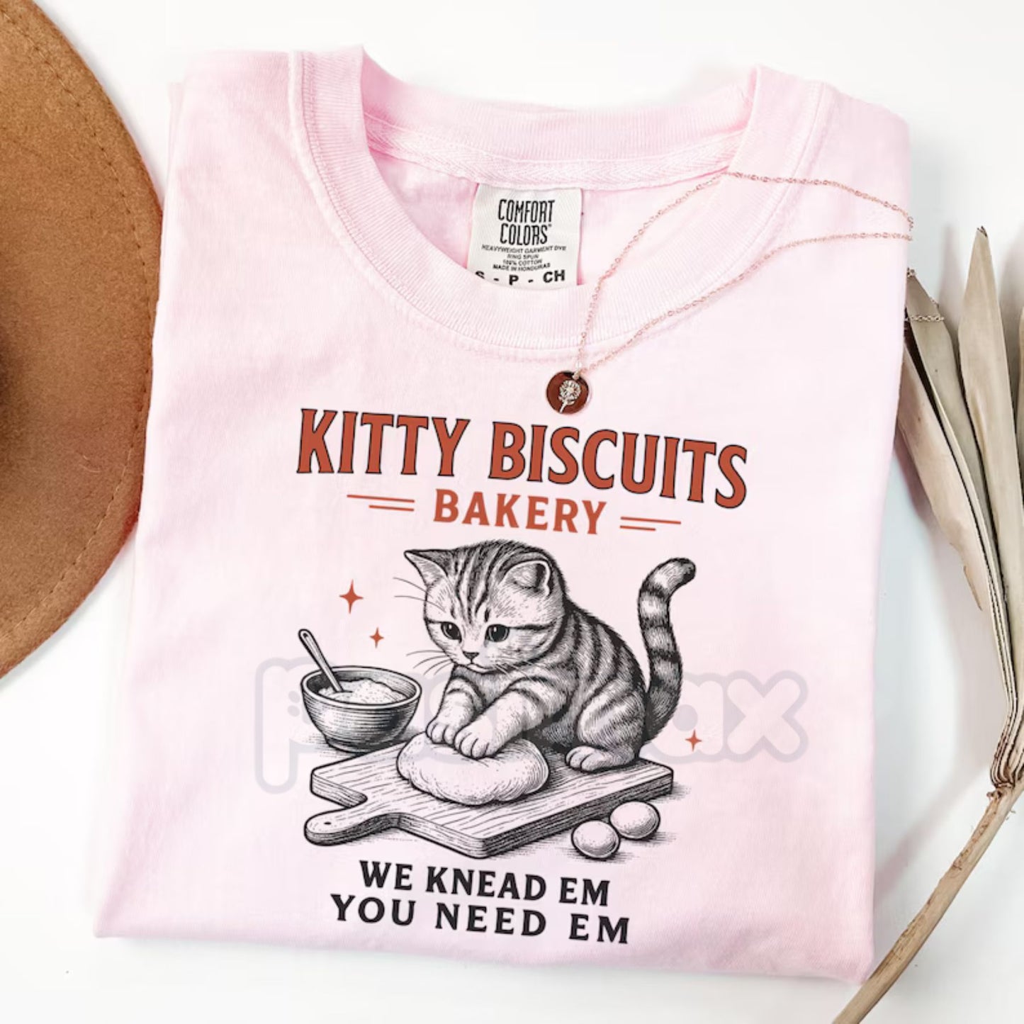 Comfort Colors® 'Sourdough Cat' Funny Meme T-Shirt – Cat Shirt, Retro Feline Humor Tee, Cozy Bread Lover Gift