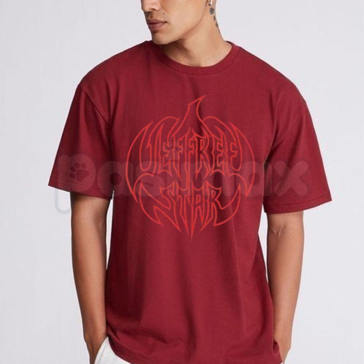 Gothic Metal Logo Graphic T-Shirt – Dark Aesthetic Heavy Metal Streetwear Tee