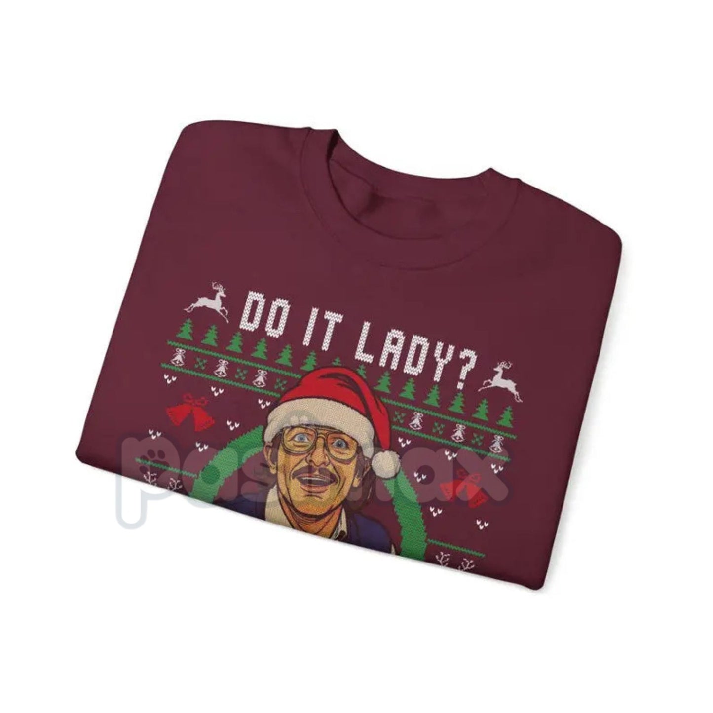 Funny "Chit I Do It" Lady Ugly Christmas Sweater | Merry Chit-mas Xmas Sweatshirt | Cheeky Holiday Shirt