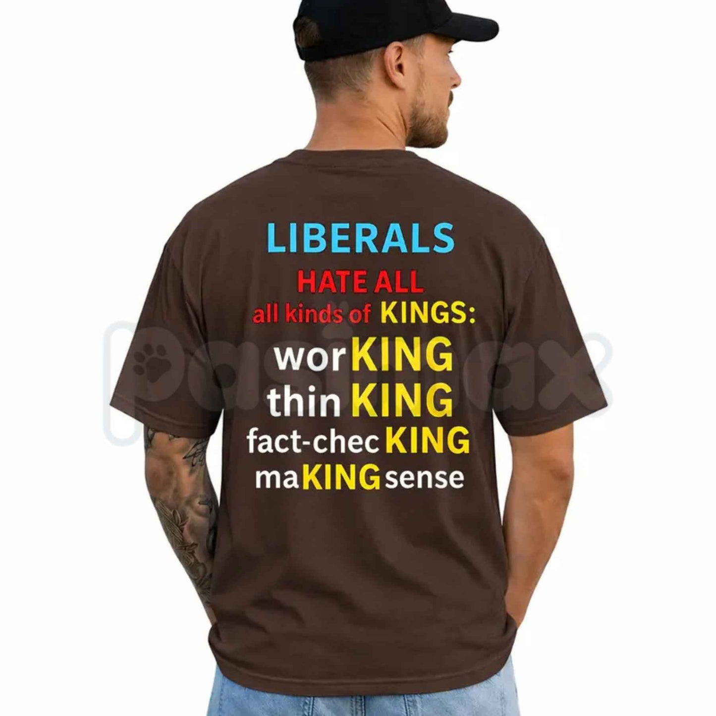 Liberals Hate All Kinds of Kings T-Shirt – Political Satire Unisex Cotton Graphic Tee