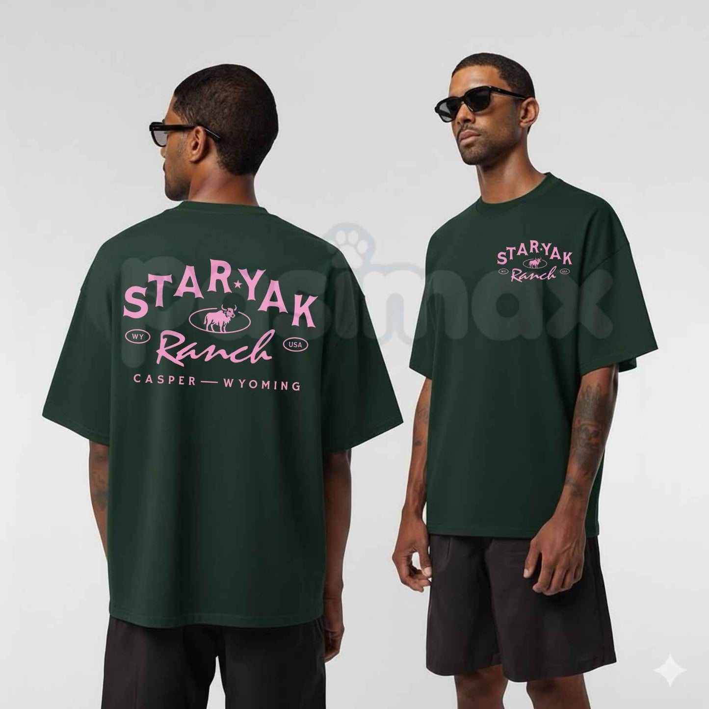 Homegrown Star Yak Ranch T-Shirt – Vintage Western Farm Unisex Cotton Graphic Tee