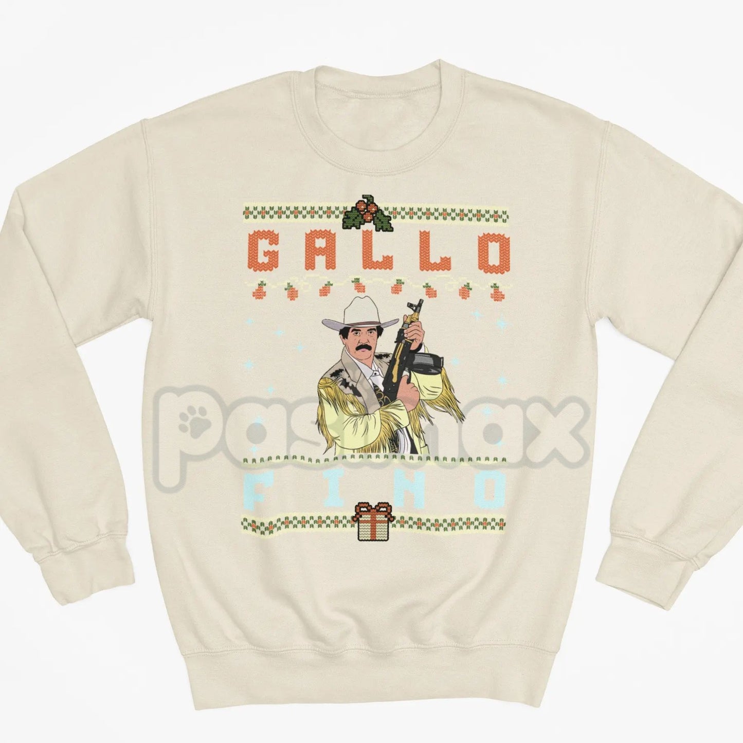 "Gallo Fino" Sweatshirt | Classy Fine Rooster Spanish Idiom Crewneck | Dapper Latino Statement Apparel