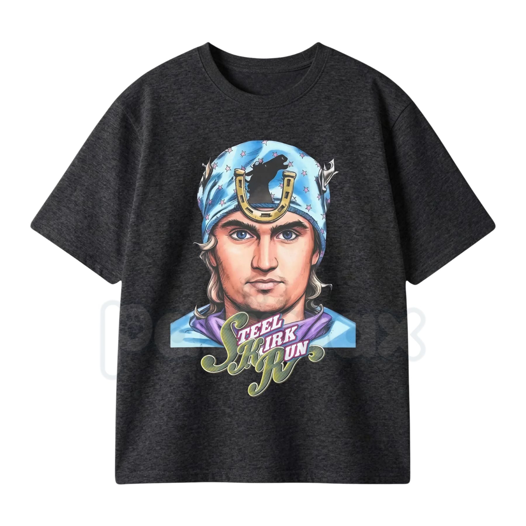 Steel Kirk Run Shirt | Kirky Joestar Crossover Tee – Pasimax